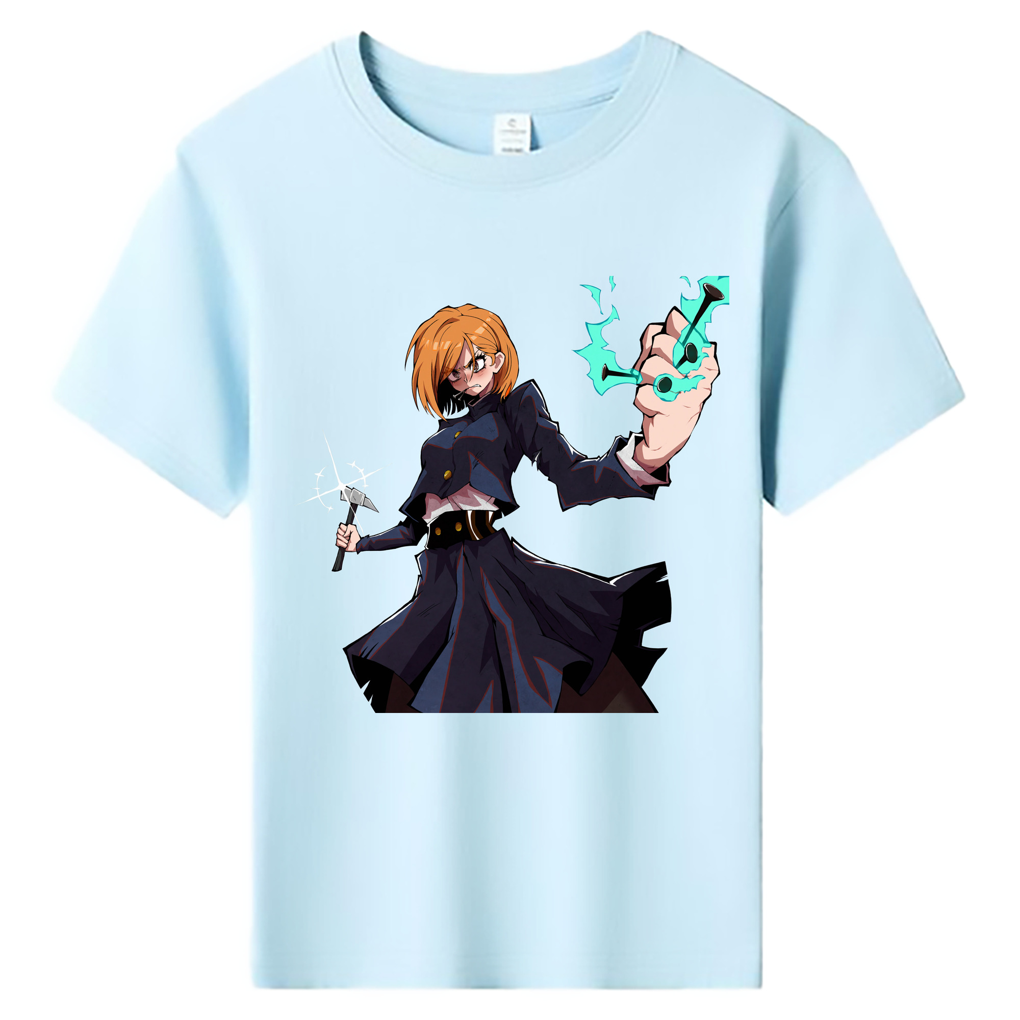 （画像用） 呪術廻戦 Jujutsu Kaisen 綿100％キッズTシャツ（フロントプリント）